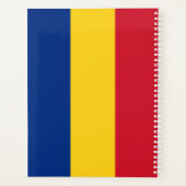 Roemeense vlag planner (Achterkant)