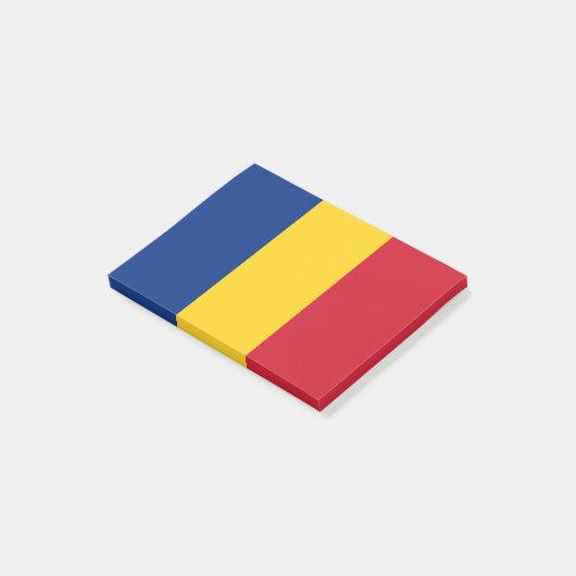 Roemeense vlag post-it® notes (Schuin)