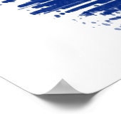Roemeense vlag poster (Hoek)