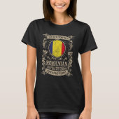 Roemeense vlag Romaanse Mannen en vrouwen 1 T-shirt (Voorkant)
