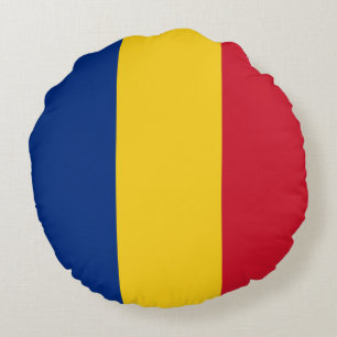 Roemeense vlag rond kussen