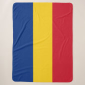 Roemeense vlag sherpa deken (Voorkant)