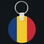 Roemeense vlag sleutelhanger<br><div class="desc">Roemeense vlag</div>