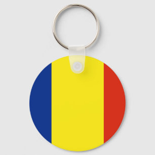 Roemeense vlag sleutelhanger
