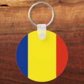 Roemeense vlag sleutelhanger (Voorkant)
