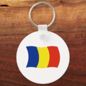 Roemeense Vlag Sleutelhanger (Voorkant)