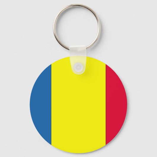 Roemeense vlag sleutelhanger (Voorkant)