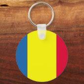 Roemeense vlag sleutelhanger (Voorkant)
