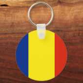 Roemeense vlag sleutelhanger (Voorkant)