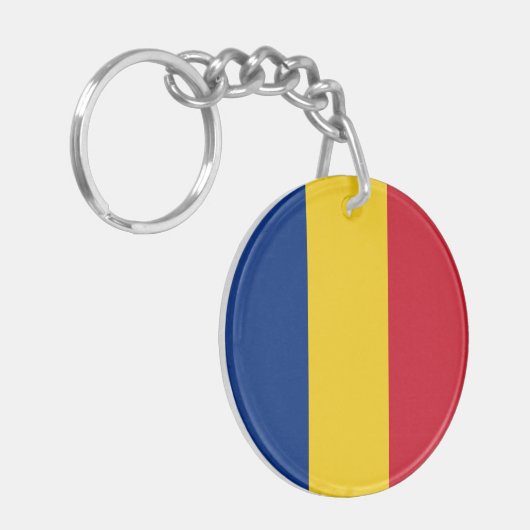 Roemeense vlag sleutelhanger (Voorkant Links)