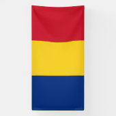Roemeense vlag spandoek (Verticaal)