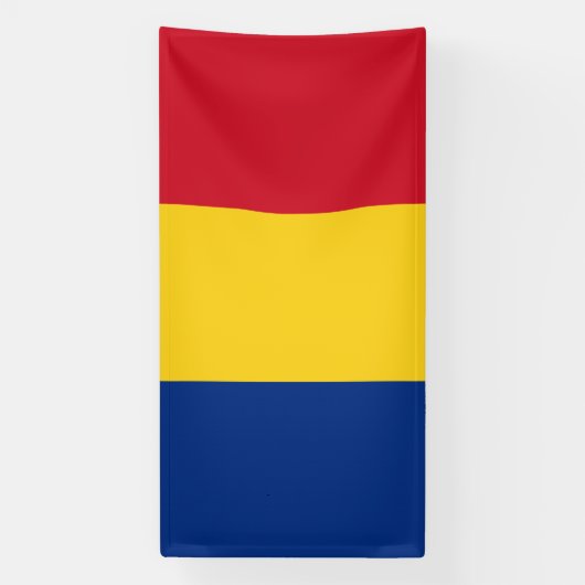 Roemeense vlag spandoek (Verticaal)