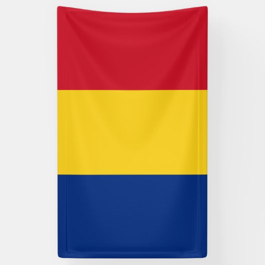 Roemeense vlag spandoek (Verticaal)