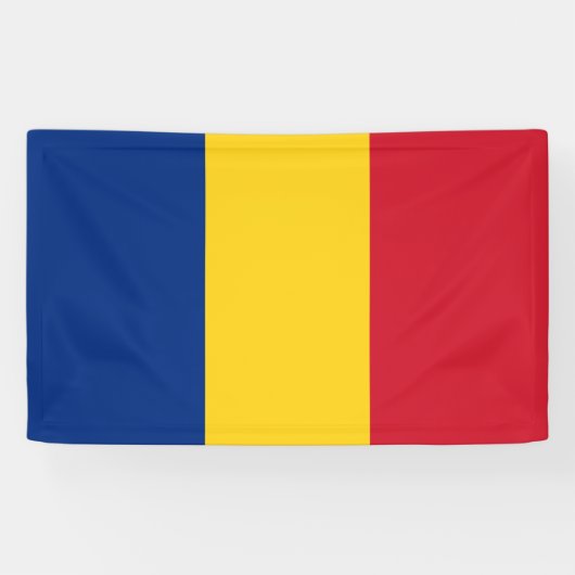 Roemeense vlag spandoek (Horizontaal)