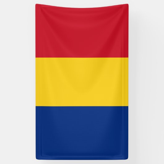Roemeense vlag spandoek (Verticaal)