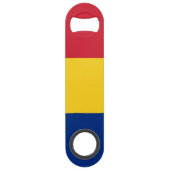 Roemeense vlag speed flessenopener (Voorkant)