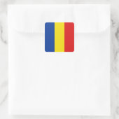 Roemeense Vlag Sticker (Tas)