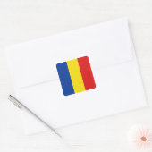 Roemeense Vlag Sticker (Envelop)