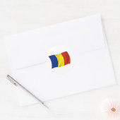 Roemeense Vlag Sticker (Envelop)