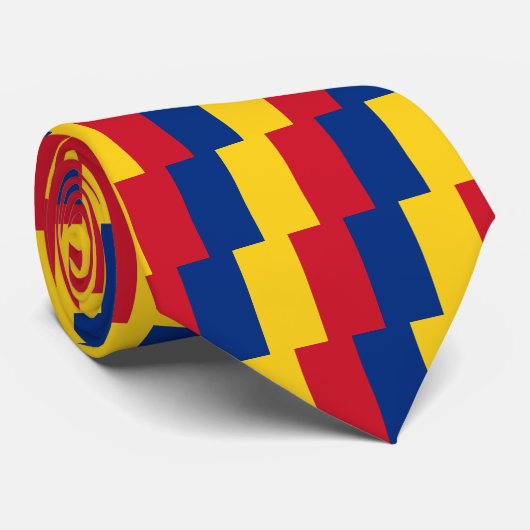 Roemeense vlag stropdas (Opgerold)