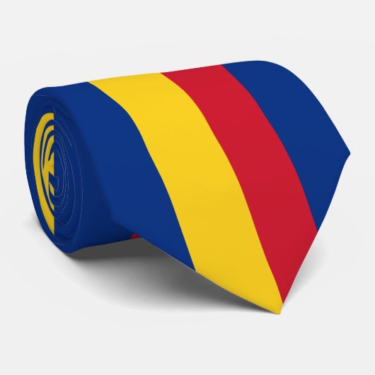 Roemeense vlag stropdas (Opgerold)
