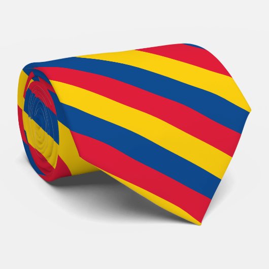 Roemeense vlag stropdas (Opgerold)