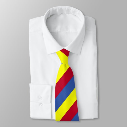 Roemeense vlag Stropdas (Gebonden)