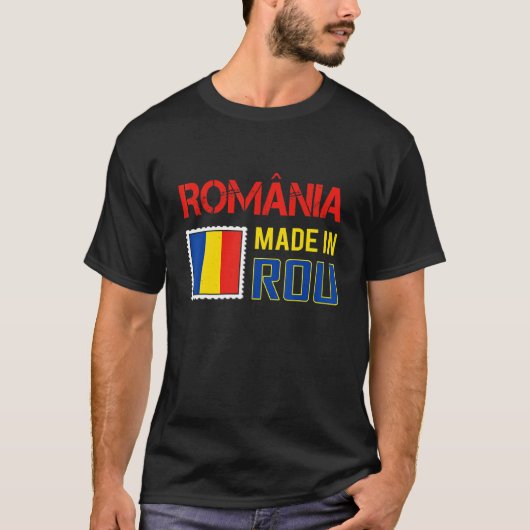 Roemeense vlag t-shirt (Voorkant)