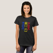 Roemeense vlag t-shirt (Voorkant volledig)