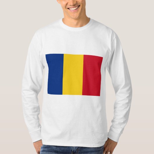 Roemeense vlag t-shirt (Voorkant)