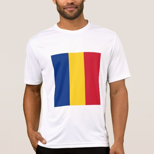 Roemeense vlag t-shirt (Voorkant)