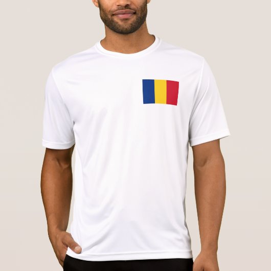Roemeense vlag t-shirt (Voorkant)