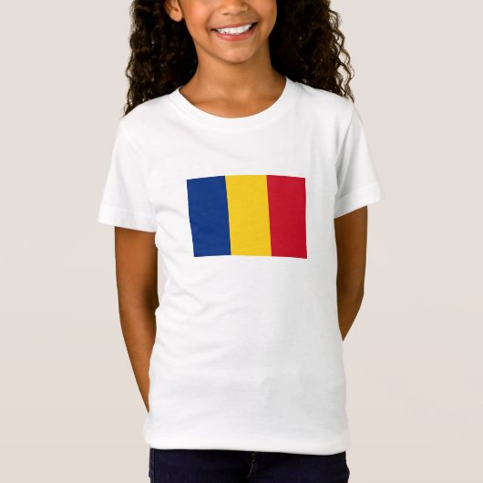 Roemeense vlag t-shirt (Voorkant)