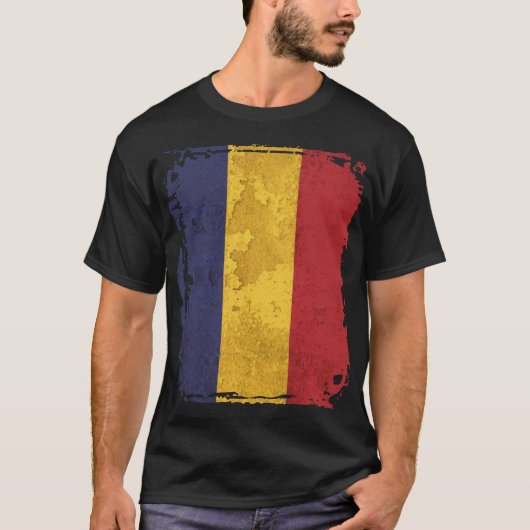 Roemeense vlag t-shirt (Voorkant)