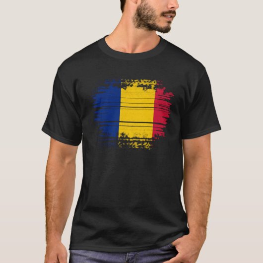 Roemeense vlag t-shirt (Voorkant)