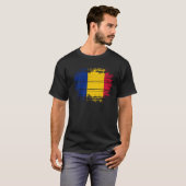 Roemeense vlag t-shirt (Voorkant volledig)