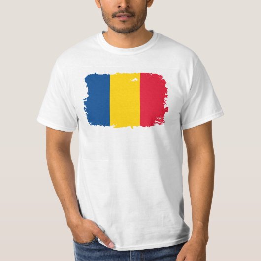 Roemeense vlag t-shirt (Voorkant)
