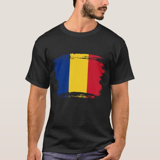 Roemeense vlag t-shirt (Voorkant)