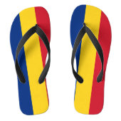 Roemeense vlag teenslippers (Voetbed)