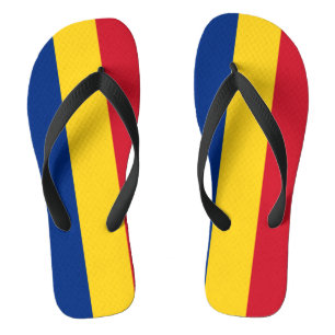 Roemeense vlag teenslippers