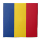 Roemeense vlag tegeltje (Voorkant)