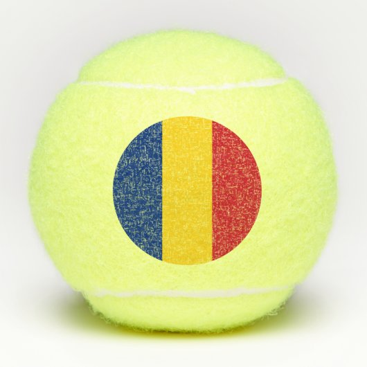 Roemeense vlag tennisballen (Voorkant)