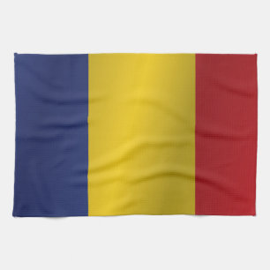 Roemeense vlag theedoek
