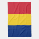Roemeense vlag theedoek (Verticaal)