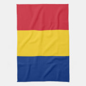 Roemeense vlag theedoek (Verticaal)