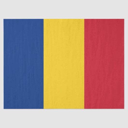 Roemeense vlag tissuepapier (Voorkant)