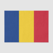 Roemeense vlag tissuepapier (Voorkant)