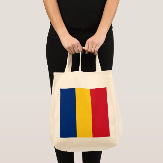 Roemeense vlag tote bag (Voorkant (product))