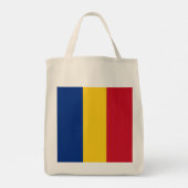 Roemeense vlag tote bag (Achterkant)