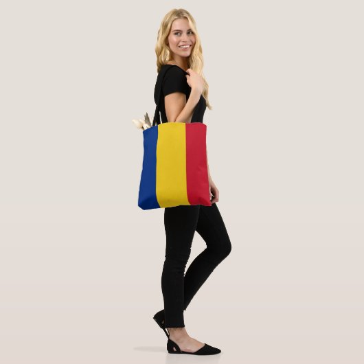 Roemeense vlag tote bag (Op model)